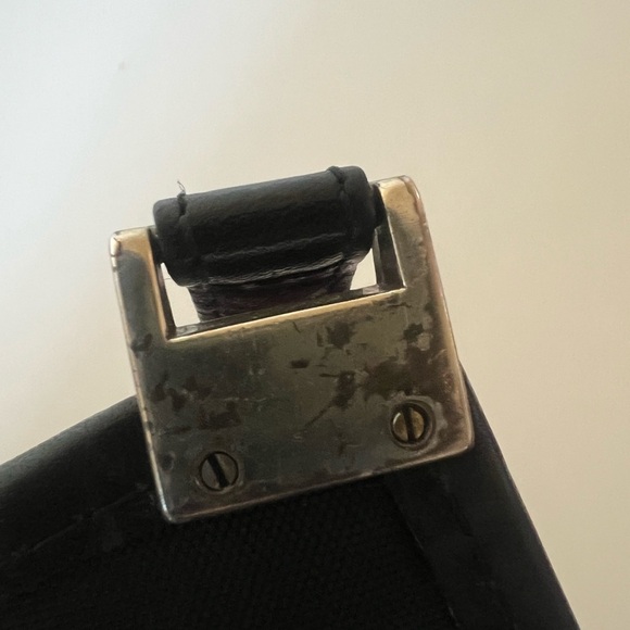 BRIGHTON Red Calf Hair and Black Leather Trim  Shoulder Bag Purse - Picture 10 of 15